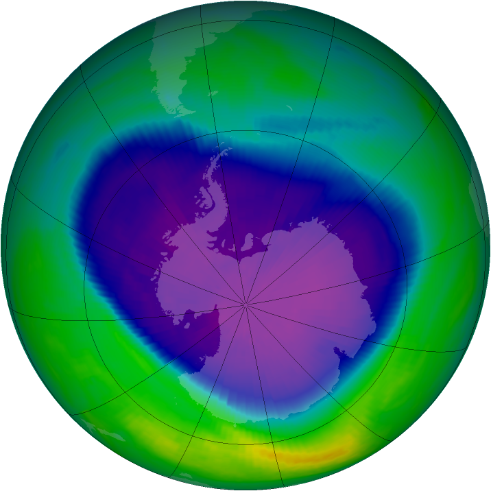 Ozone Map 1998-09-29